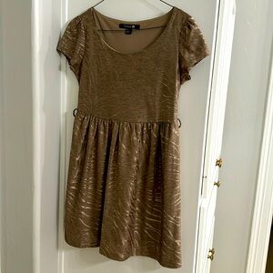 Bronzy gold dress